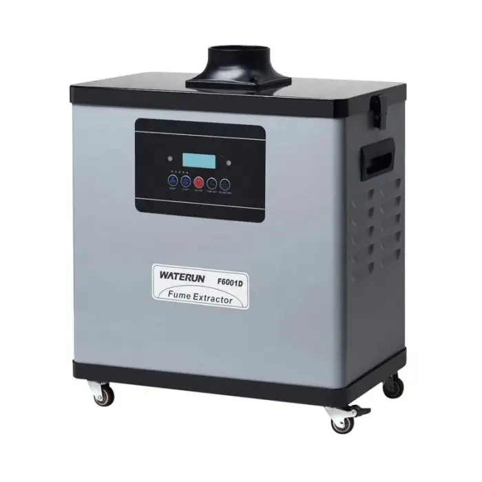 200W Digital Fume Extractor with Remote Control for Laser Marking Exhaust Air Cleaning Equipment for Soldering