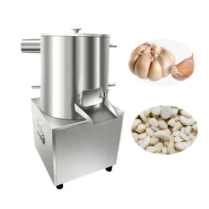 Commercial Garlic Peeler Fully Automatic Commercial Dry Garlic Skin Removing Peeling Machine with air Compressor