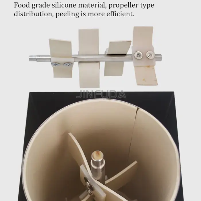 Industrial Air Stripping Garlic Peeling Machinery Breaker Separator Machine