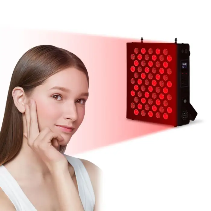 LED Pulse Red Light Therapy Lamp 630nm-850nm Body Neck Face Targeted