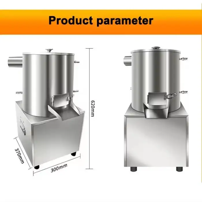 High Efficiency air Pressure Garlic Peeler Quick Dry Garlic Skin Peeler Automatic Garlic Peeling Machine