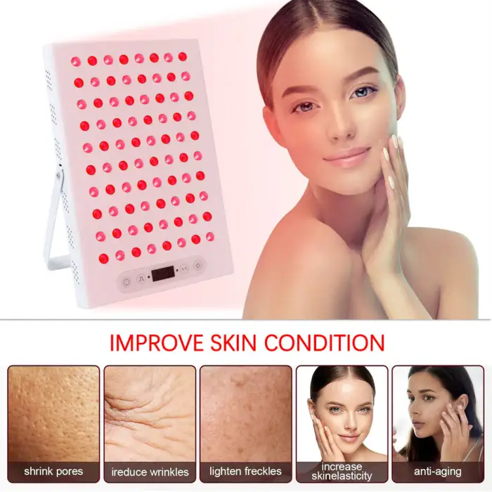 660nm 850nm Red Light Therapy Infrared Light Therapy Lamp With Stand Portable for Lose Weight