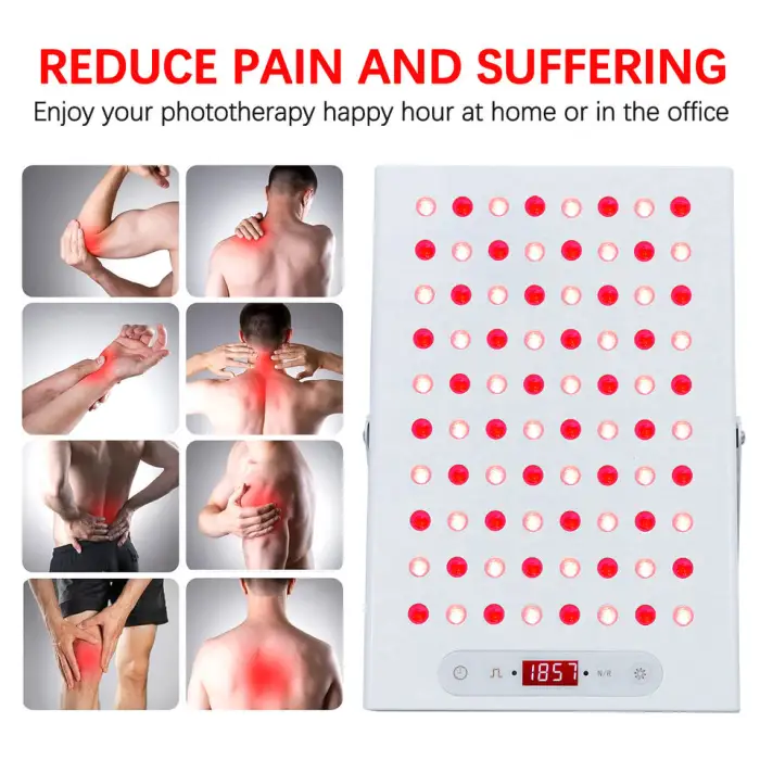 660nm 850nm Red Light Therapy Infrared Light Therapy Lamp With Stand Portable for Lose Weight