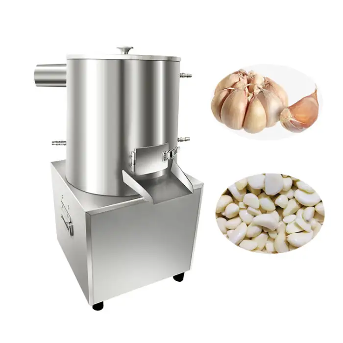 Supply Industrial Air Stripping Garlic Peeling Machinery Automatic Breaker Separator Garlic Peeling Machine