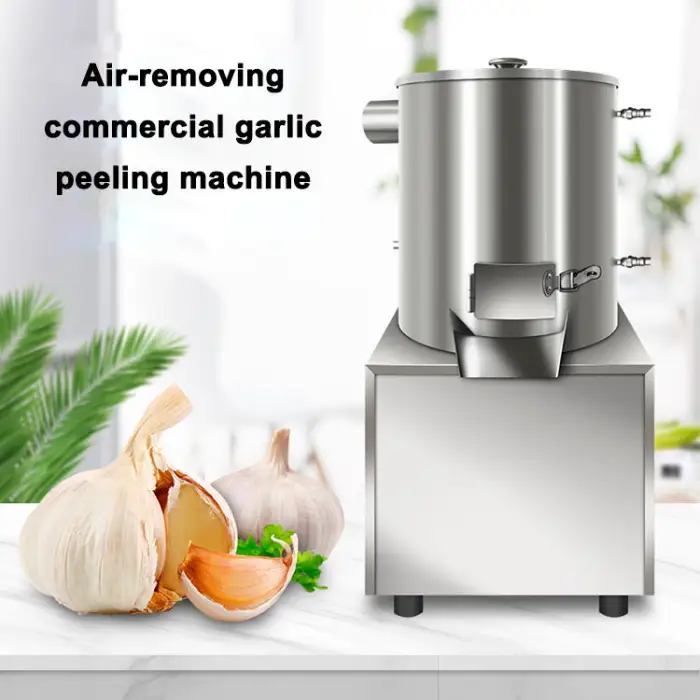 Supply Industrial Air Stripping Garlic Peeling Machinery Automatic Breaker Separator Garlic Peeling Machine