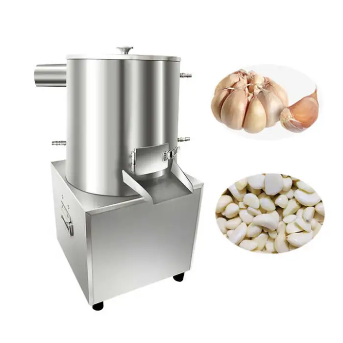Supply Industrial Air Stripping Garlic Peeling Machinery Automatic Breaker Separator Garlic Peeling Machine