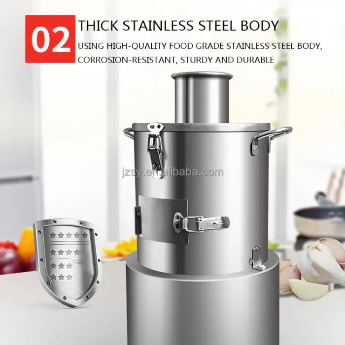 Household Small Electric Garlic Peeling Machine Commercial Automatic Stainless Steel Garlic Stripper Peeler