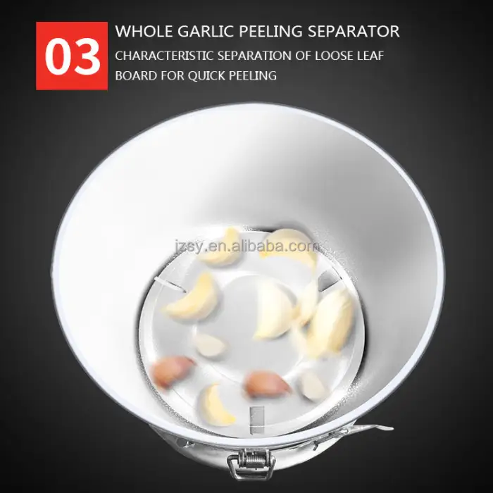 Household Small Electric Garlic Peeling Machine Commercial Automatic Stainless Steel Garlic Stripper Peeler