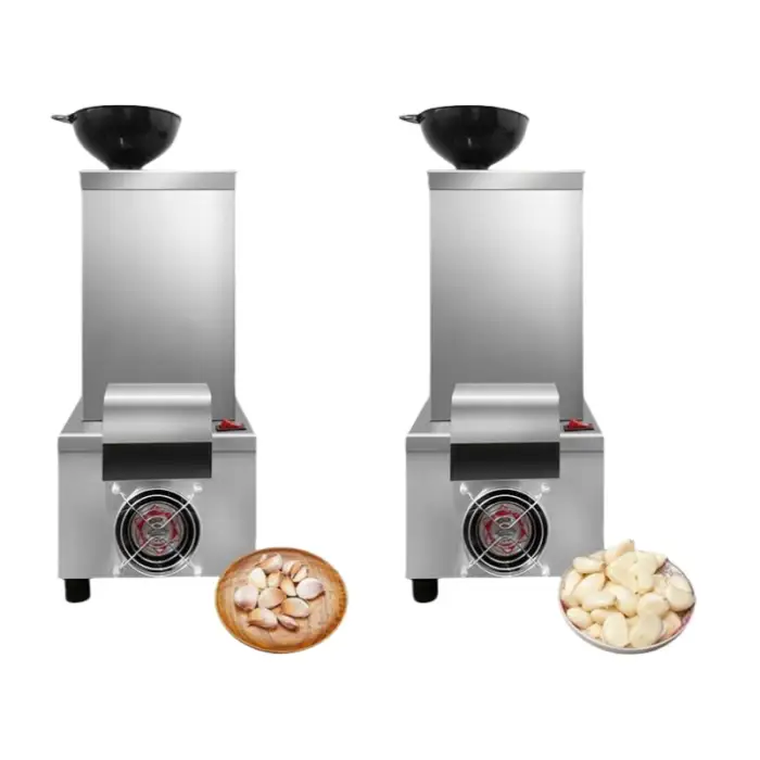 High Efficiency PLC-Controlled Electric Garlic Peeler Machine for Clove Separation and Peeling 220V/110V
