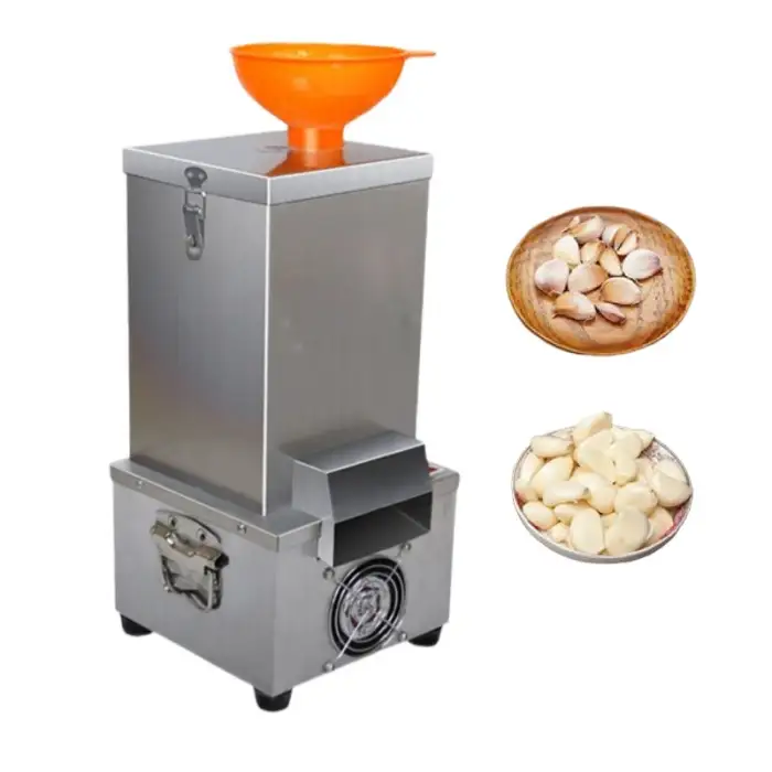High Efficiency PLC-Controlled Electric Garlic Peeler Machine for Clove Separation and Peeling 220V/110V