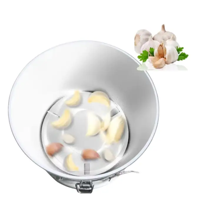 High Efficiency PLC-Controlled Electric Garlic Peeler Machine for Clove Separation and Peeling 220V/110V