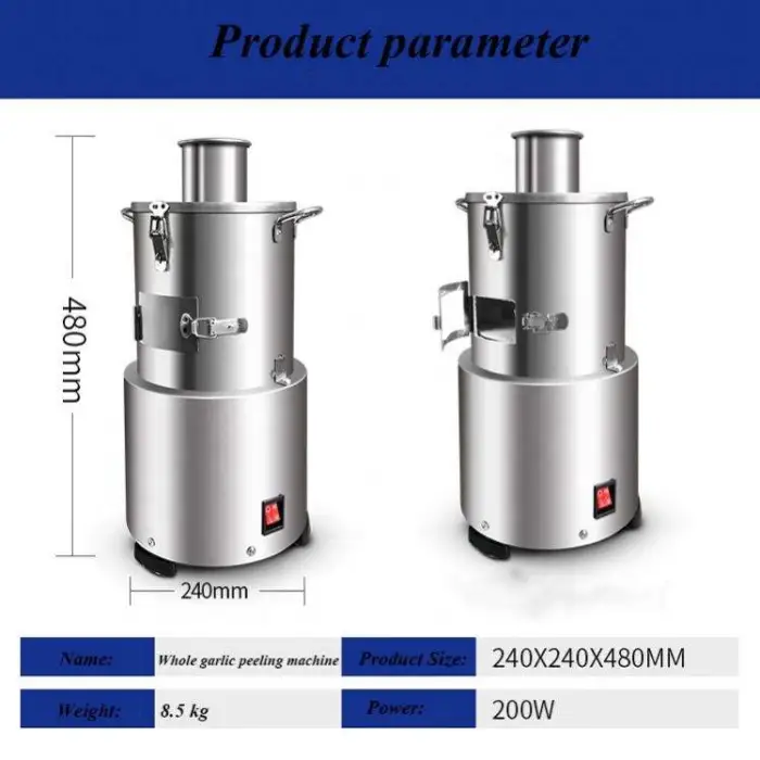 Automatic Garlic Peeling Machine Garlic and Ginger Peeling Machine Commercial Garlic Peeling Machine