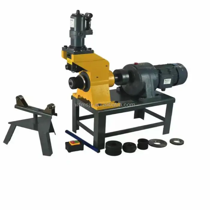 Manual Hand Hold Metal Steel Pipe 12'' Tube Roll Grooving Machine 2'' Pipe Grooving Machine Hole Drilling Tube Cutting