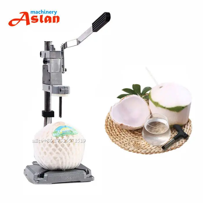 Commercial Young Coconut Opener Machine/fresh Coconut Drill Opener/ Green Coconut Drinking Press Hole Drilling Equipment