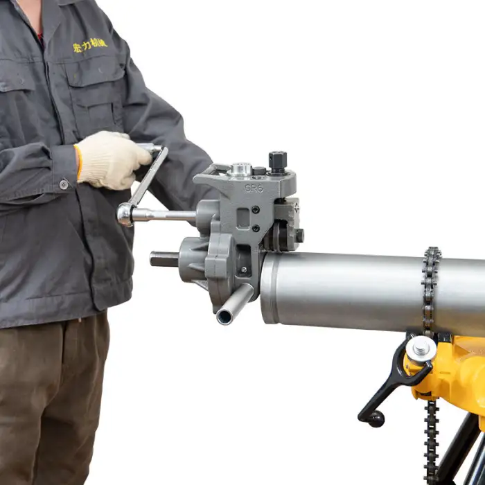 Easy-to-Operate ACP Handheld Grooving Cut Pipe Chamfering Machine with PLC Core Components