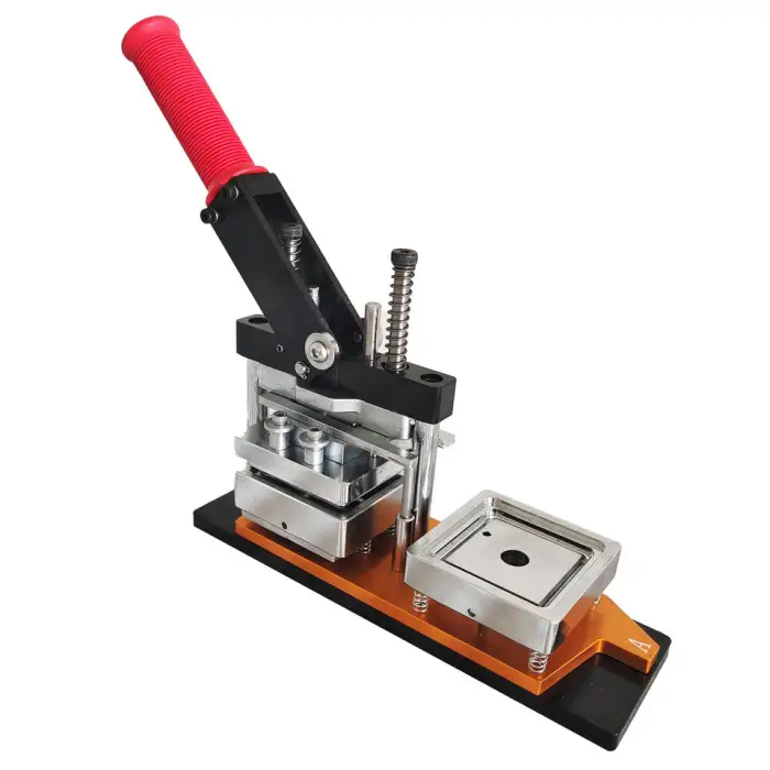 Tebak 50mm*50mm square Hand Press Photo Fridge Magnet Making Machine Magnets Maker Machine