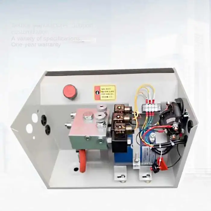 12V 24V Flying Wing Vehicle Hydraulic Power Unit with Integrated Oil Tank Two-Way for Wing Van Truck