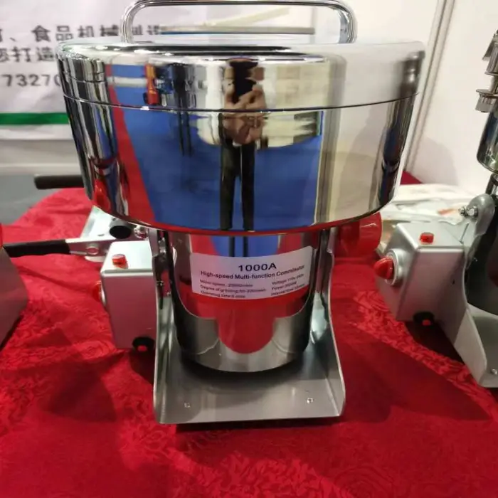 Commercial Multi-Functional Electric Hammer Mill Grinder Automatic Vegetable Crusher Machine for Spices & Sauces