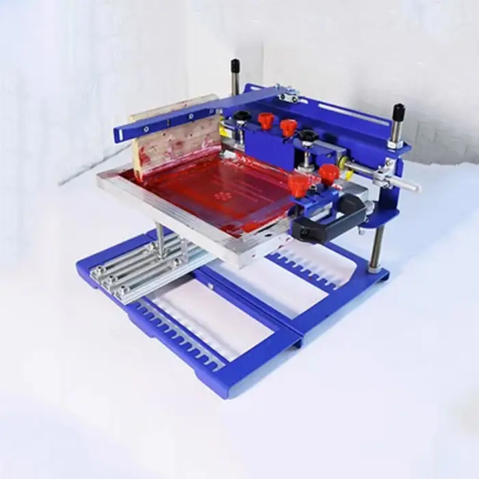 Manual Curved Screen Printing Machine Suitable for Cylindrical and Conical Plastic/glass/metal Screen Printing Station