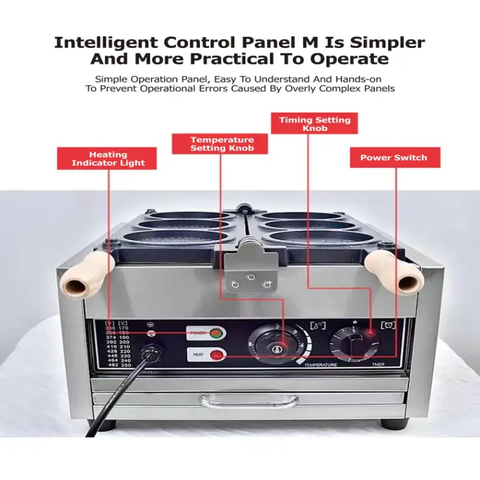 Korea Cheese Coin Bread Machine Machines for Small Business Customized Snack Equipment Cheese Gold Coin Waffle Maker