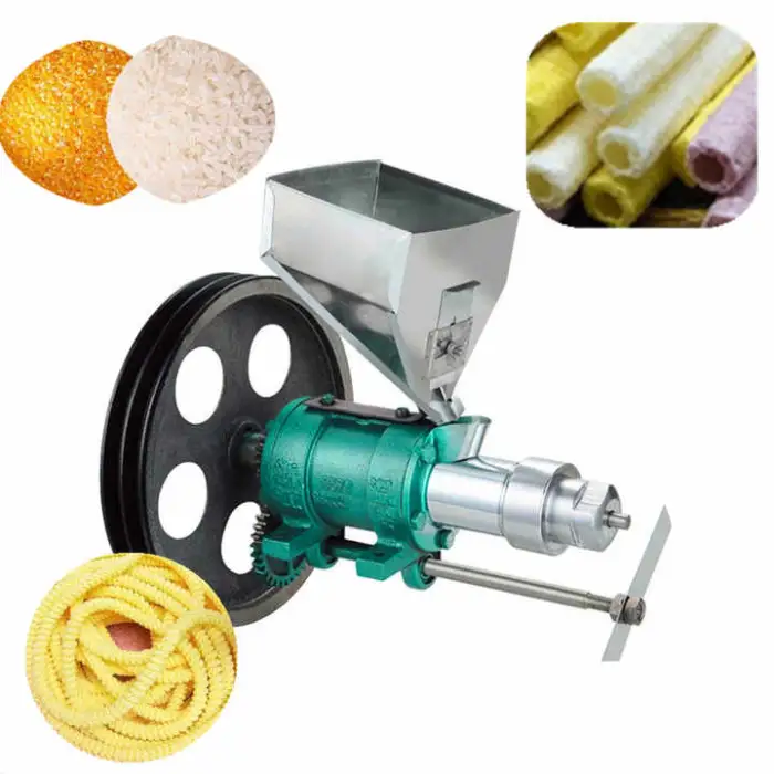 2021 Puffed Corn Snacks/Extruded Rice Puffing Cheese Ball Making Machine for Street