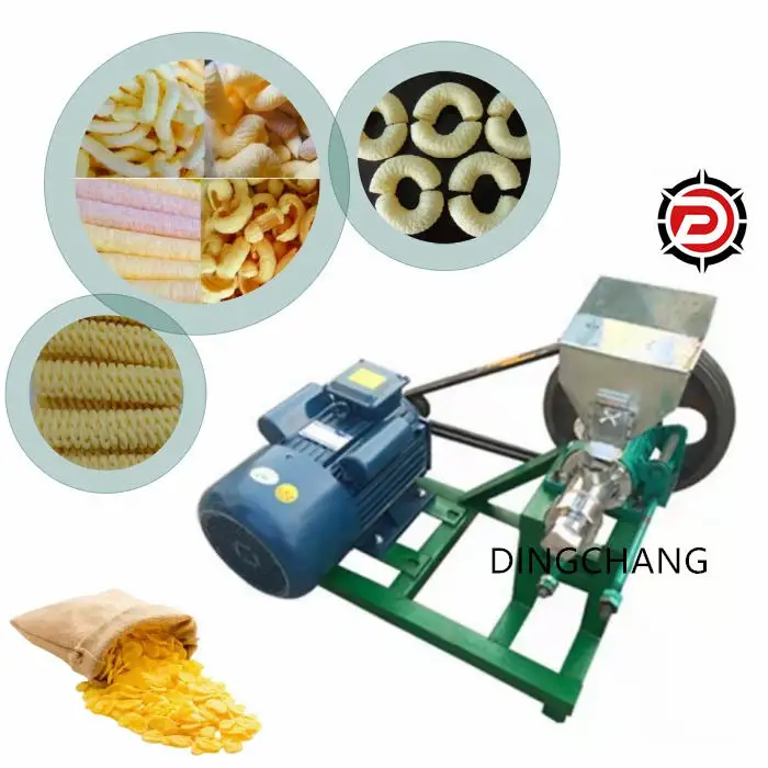 Snack Extruder Commercial Popcorn Machine Making Corn Cheese Ball Extruder Machine Corn Puff Making Machine