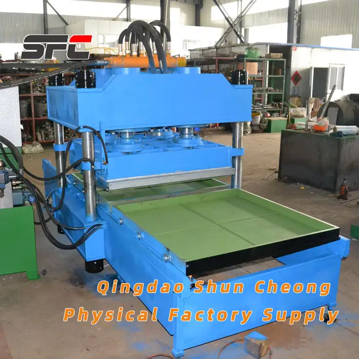 Rubber Tiles Plate Vulcanizing Press / Rubber Speed Bump Molding Press