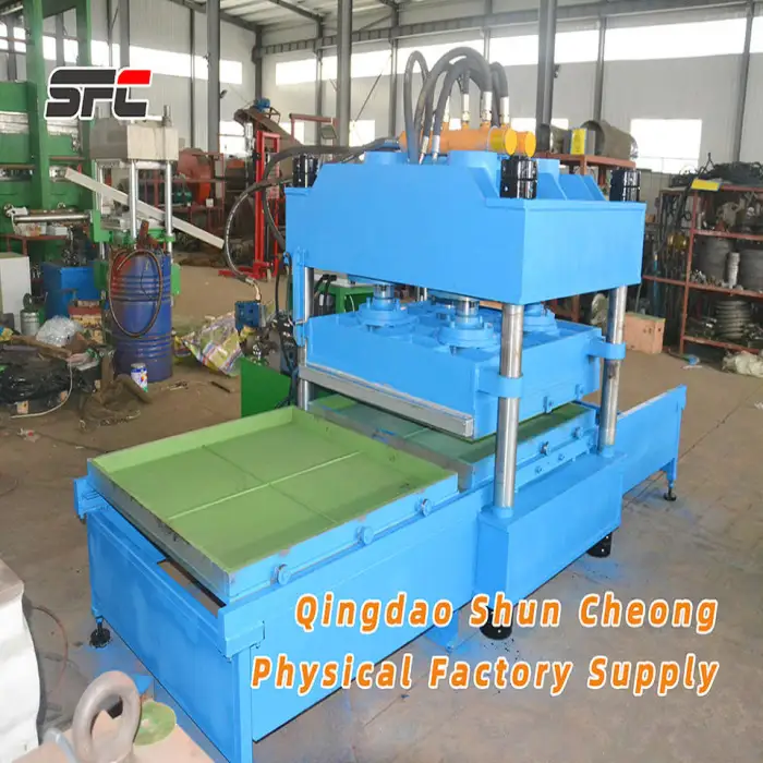 Rubber Tiles Plate Vulcanizing Press / Rubber Speed Bump Molding Press
