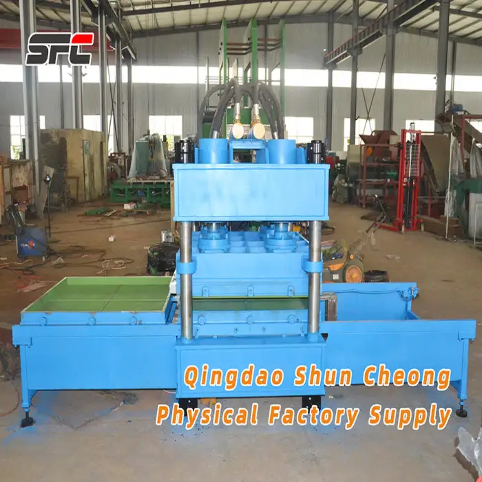 Rubber Tiles Plate Vulcanizing Press / Rubber Speed Bump Molding Press