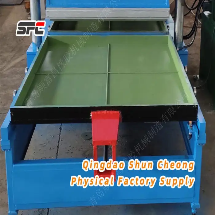 Rubber Tiles Plate Vulcanizing Press / Rubber Speed Bump Molding Press