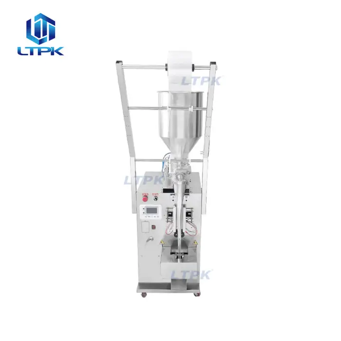 Lianteng Machinery Automatic Bottled Sauce Beef Cream Cheese Gel Doypack Food Liquid Piston Filling and Sealing Packing Machine