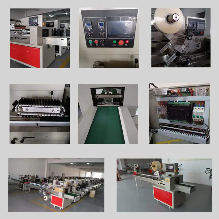 Automatic Sliced Bread Egg Roll Cheddar Cheese Pillow Packing Machine