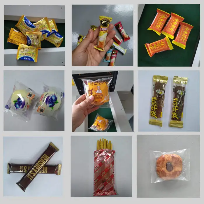Automatic Sliced Bread Egg Roll Cheddar Cheese Pillow Packing Machine