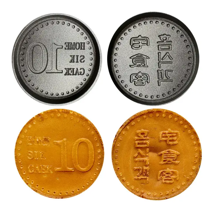 Popular Cheese Gold Coin Waffle Maker Cheese Bread Machine Waffle Machine for Business Ideas