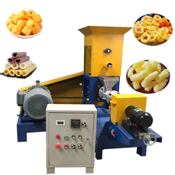 Big Discount Maize Puff Extrude Machine Corn Rice Cheese Ball Puff Snack Food Making Machine
