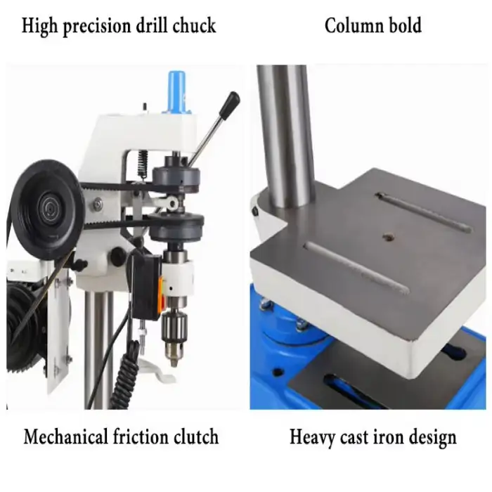 Home Small 16MM 750W Industry Table Drill Press Taladro De Columna Taladro De Banco Mini Bench Drilling Machine