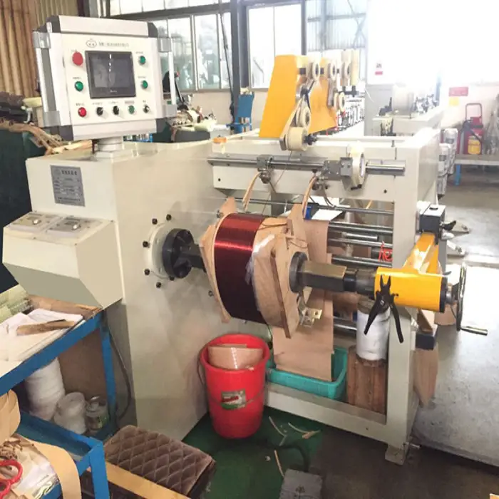 Automatic Horizontal Copper Wire Winder Transformer Coil Winding Machine