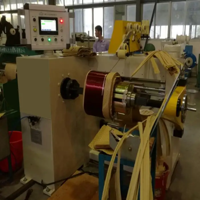 Automatic Horizontal Copper Wire Winder Transformer Coil Winding Machine