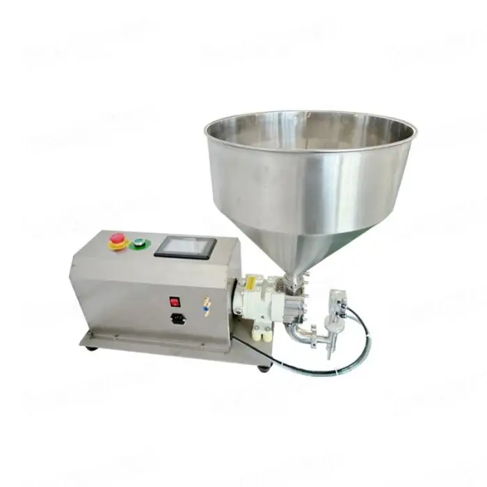 Semi-automatic Desktop Cheese Sauce Rotor Pump Dosing Filling Machine
