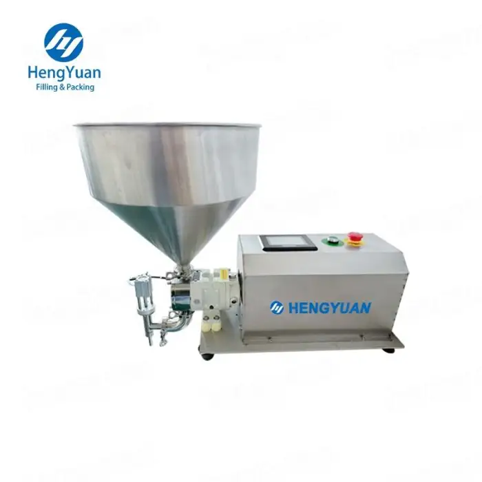Semi-automatic Desktop Cheese Sauce Rotor Pump Dosing Filling Machine