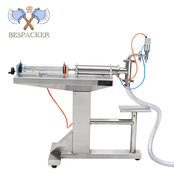 Floor-standing Oil Peanut Butter Cosmetic Cheese Sauce Yogurt Liquid Filling Machine
