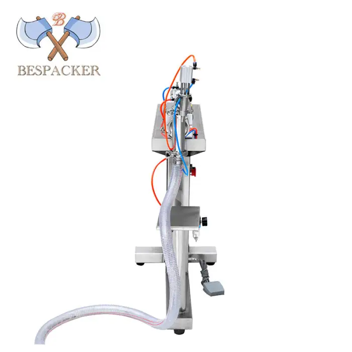 Floor-standing Oil Peanut Butter Cosmetic Cheese Sauce Yogurt Liquid Filling Machine