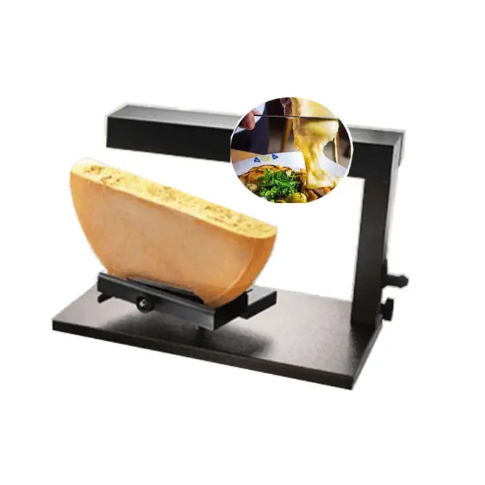Easy Operation Scarlett Cheese Raclette Grill Machine to Make Cheese Mozzarella 750W Melted Dome Warmer Raclette