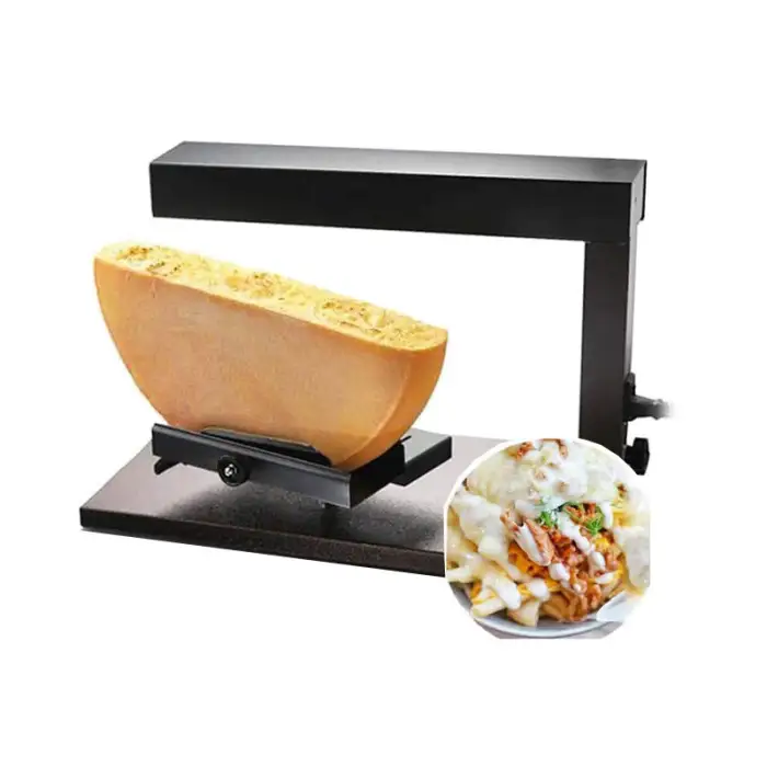 Easy Operation Scarlett Cheese Raclette Grill Machine to Make Cheese Mozzarella 750W Melted Dome Warmer Raclette