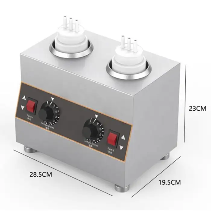 Commercial Restaurant Cheese Squeeze Warming 1/2/3 Bottles Sauce Dispenser Sauce Warmer Machine