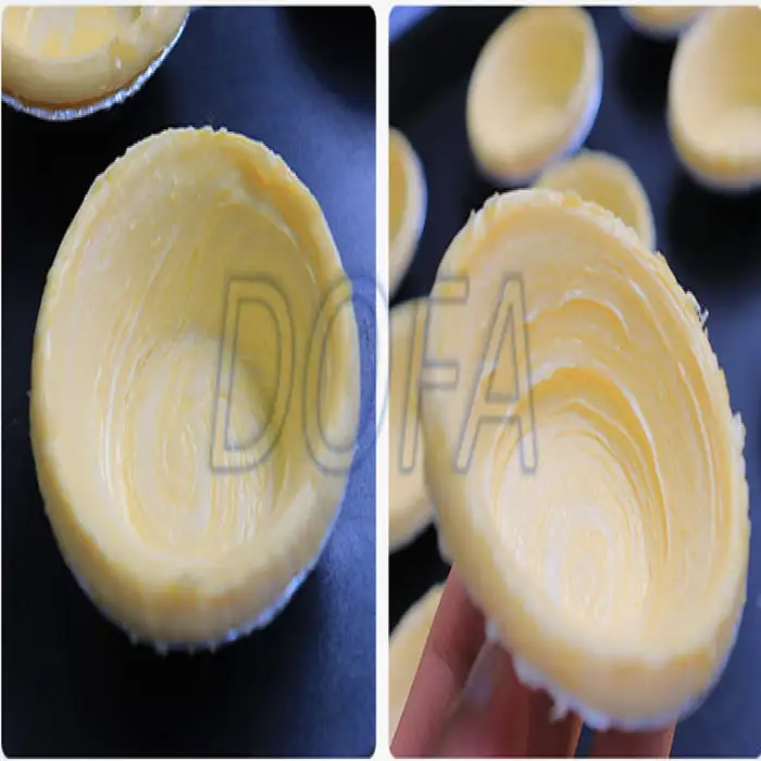Automatic Line Pie Making Machine Egg Tart Machine Cheese Tart Shell Mold Forming Machine