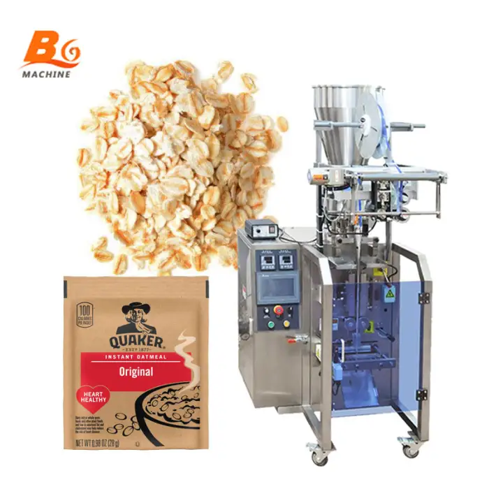 BG 200g 500g 1000g Automatic Oat Pellets Mustard Seeds Shredded Cheese Packing Machine