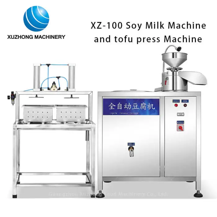 Automatic Cheese Press Tofu Machine Maker Manufacturer Stainless Steel Tofu Pudding Soymilk Production Line Tofu Machine