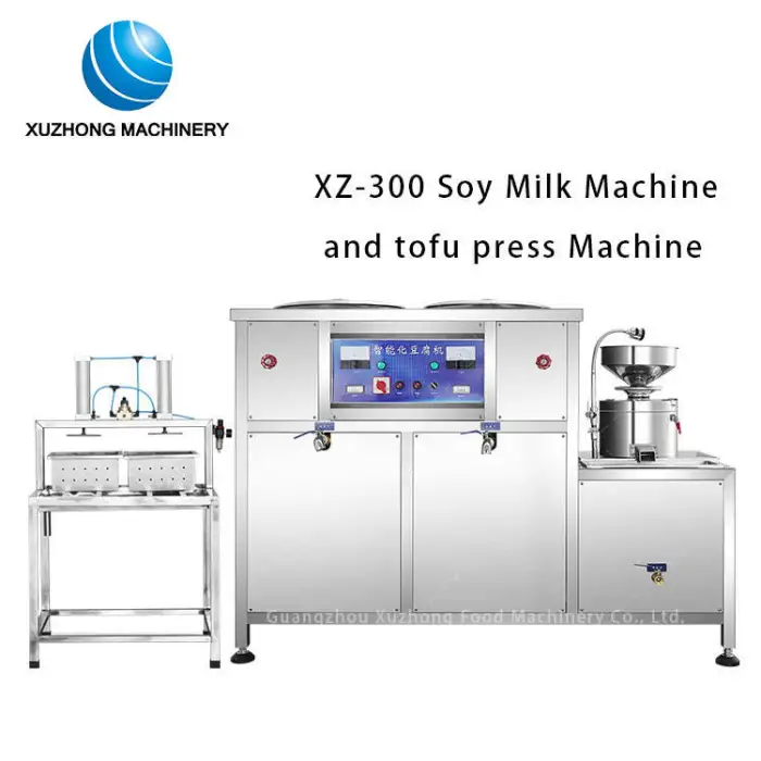 Automatic Cheese Press Tofu Machine Maker Manufacturer Stainless Steel Tofu Pudding Soymilk Production Line Tofu Machine