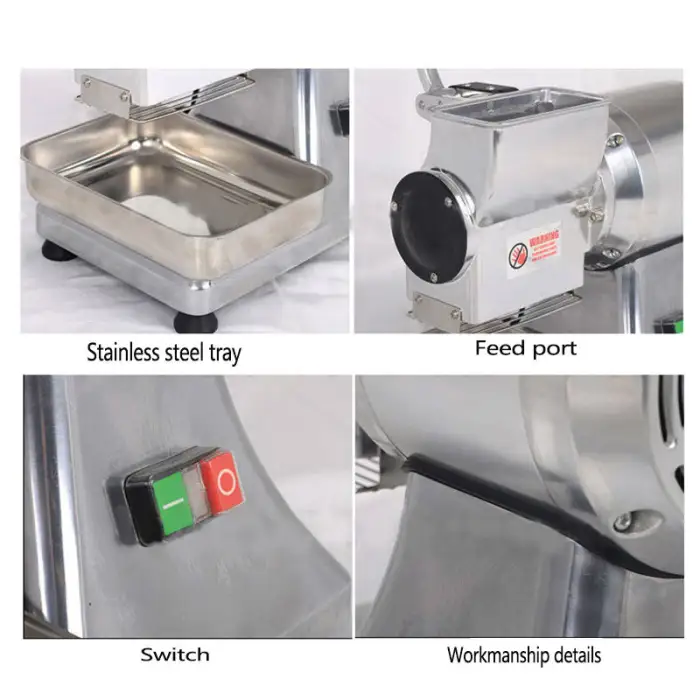 Low Stainless Steel Commercial Cheese Graters Hard Chocolate Bar Cheese Shredders Commercial Use Cheese Crushing Machine